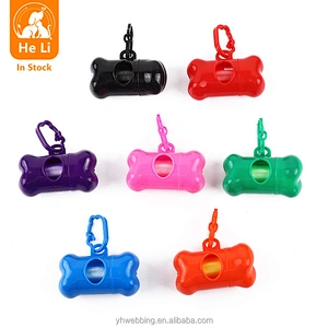 Durable Dog Poop Bag Dispenser with Upgraded Snap Hook Pet Waste Bag Holder Safe Non-Toxic PP Material Convenient and Portable