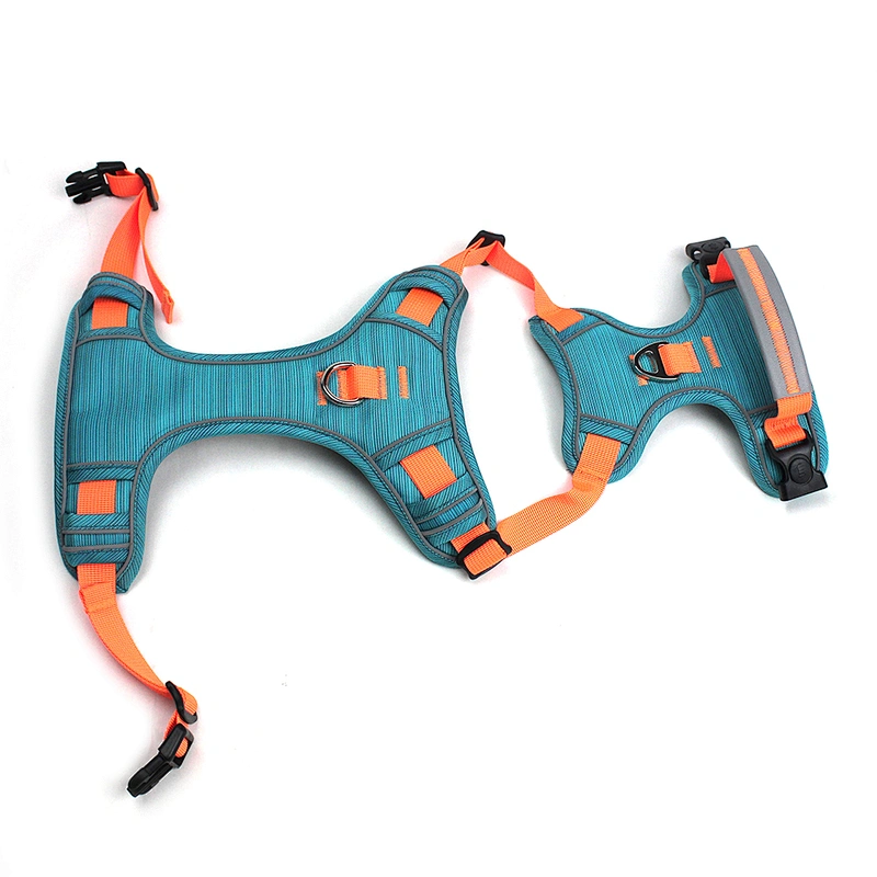 Breathable Reflective Pet Harness Strong Durable Lightweight Dog Vest Adjustable Safety Jacket for All Dogs