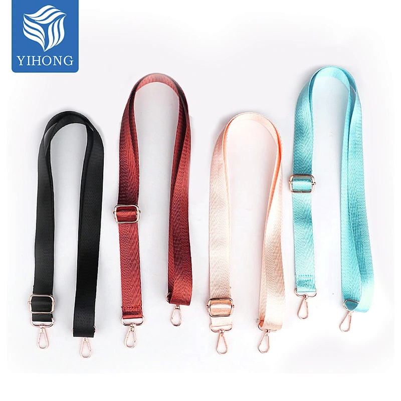 for Custom Adjustable Polyester Nylon Woven Wide 2.5cm 120cm 150cm 70cm Handbag Handle Shoulder Crossbody Canvas Belt Bag Strap