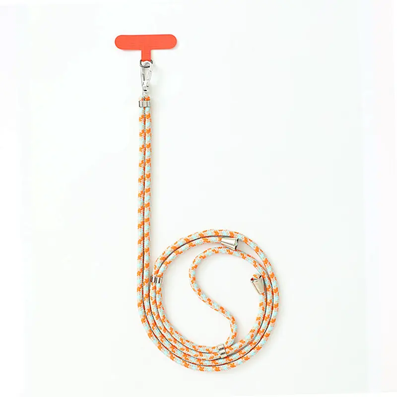 Mobile Phone Accessories Universal Wrist Strap Patch Tab Lasso Tether Cell Mobile Smartphone Phone Case Lanyard With Metal