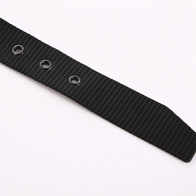 Factory Wholesale Custom Woven Tactical Outdoor Breathable Knit Pin Buckle Women Men Canvas Fabric Belt