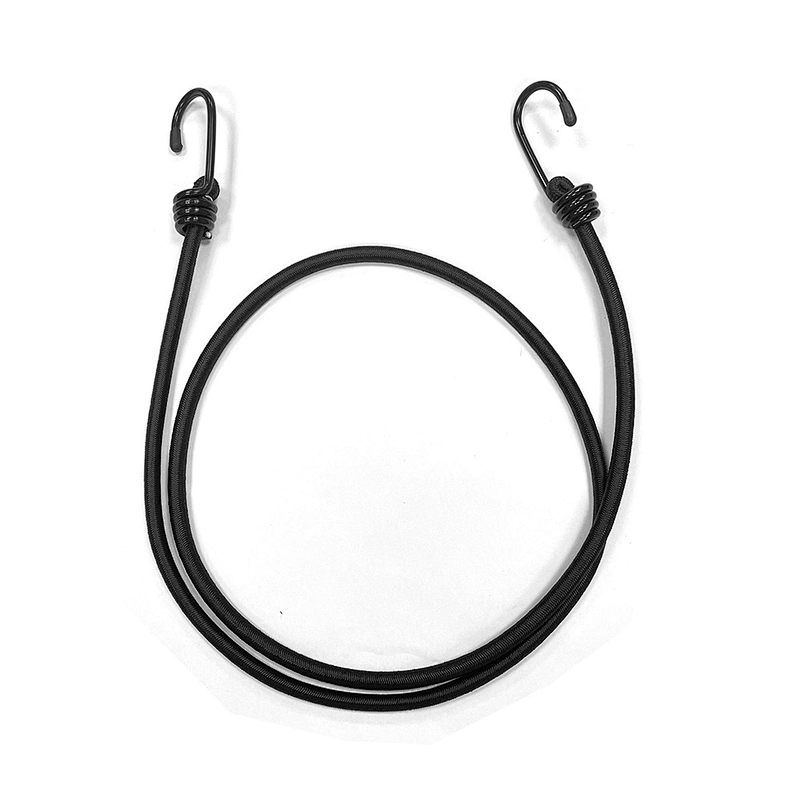 Factory wholesale round black elastic cord cords custom 1mm 2mm 4mm 8mm 10mm shock bungee elastic string cord elastic rope
