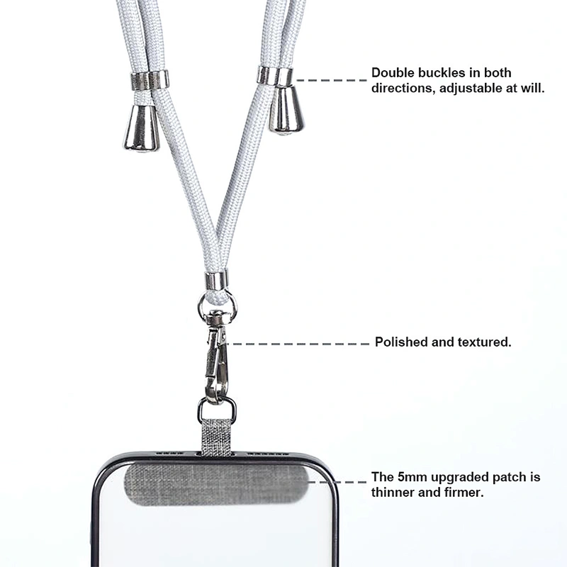 Neck Holder Card Phone Case Mobile Phone Lanyard Orange Lanyard Connecting Card Universal Phone Lanyard Accessories Adjustable