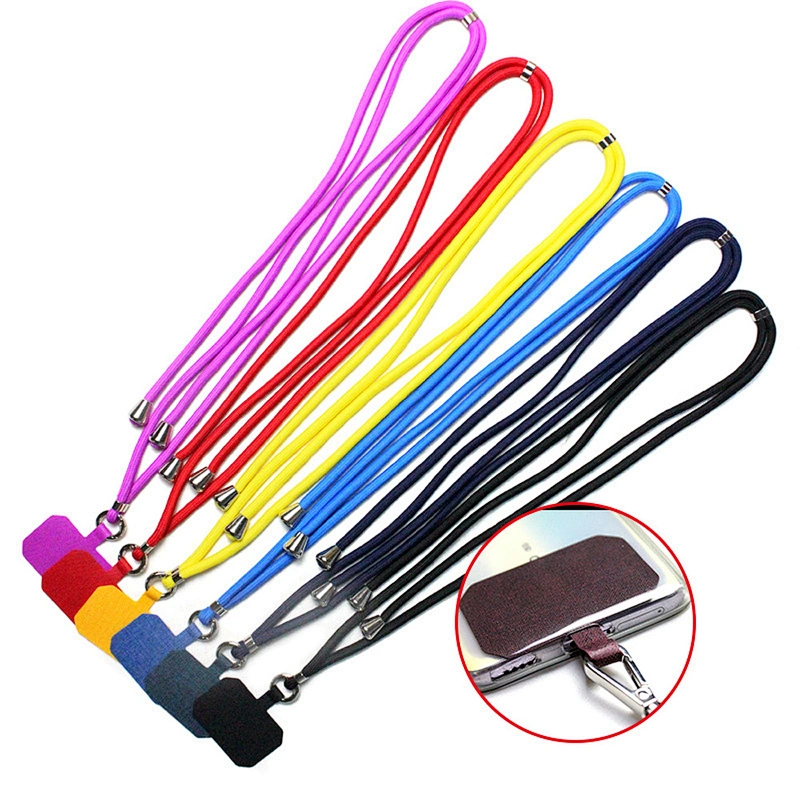 Wholesale Universal Woven Detachable Shoulder Crossbody Neck Polyester Lanyard with for Phone Case Cell Mobile Phone Strap Rope