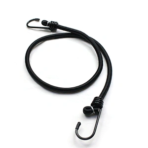 Wholesale Bulk Custom Two Hook Motorcycle Cargo 6mm 8mm 1 Meters 1m Adjustable Latex Rubber Elastic Strap Rope Bungee Cords