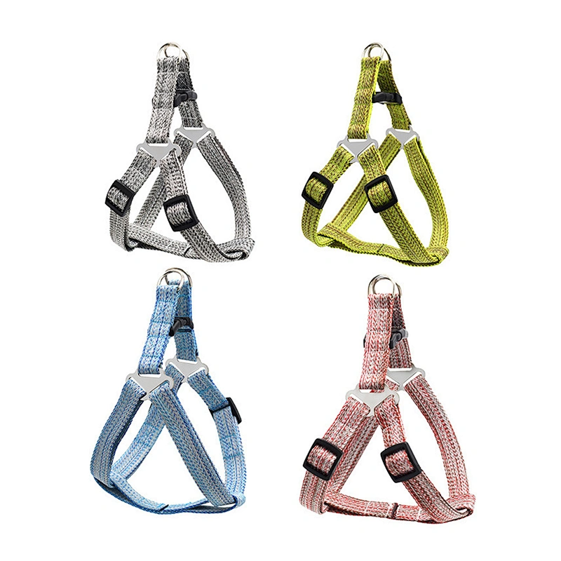 Pet Suppliers Tweed Dog Harness Manufacturer Pet Vest Harness Leash Collar Set Adjustable Designer Custom Dog Harness