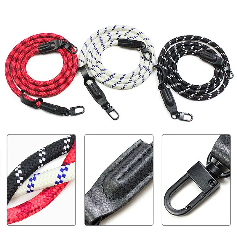 Yihong Custom non-slip fancy polyester knitting&sewing colorful Camera belt tape camera shoulder strap camera belt