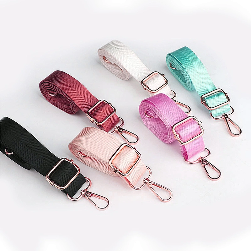 for Custom Adjustable Polyester Nylon Woven Wide 2.5cm 120cm 150cm 70cm Handbag Handle Shoulder Crossbody Canvas Belt Bag Strap