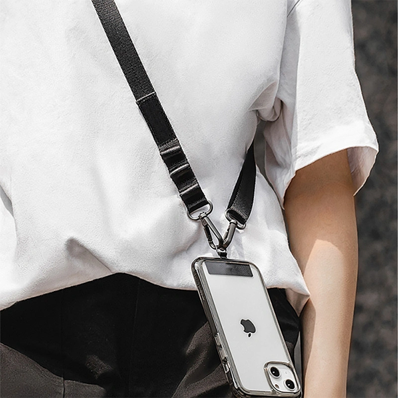 Cute Crossbody Phone Lanyard with Mobile Patch, Universal Lanyard Strap for All Smartphones, Hands-Free Phone Holder