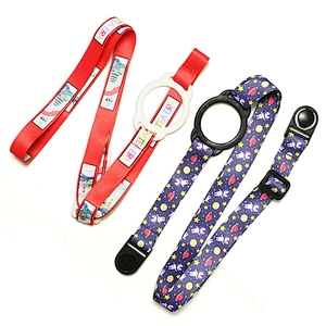 Heat transfer polyester Crossbody water bottle shoulder neck lanyard large caliber kettle strap water bottle belt