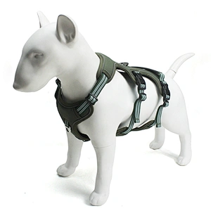 Explosion Proof Pet Harness Strong Durable Breathable Dog Vest Lightweight Portable Fashionable Oxford Design Reflective Strip