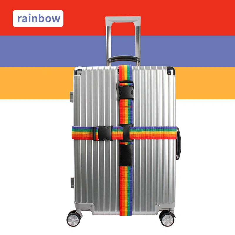 2024 Factory wholesale polyester nylon sling luggage straps easy to disassemble for travel