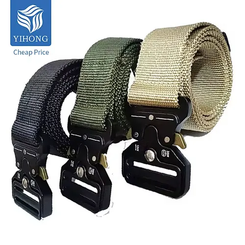 Wholesale Custom Nylon Fabric 1000D Adjust Men 3.8cm 3.8 Quick Release Training Security 1.5 inch Tactical Belt