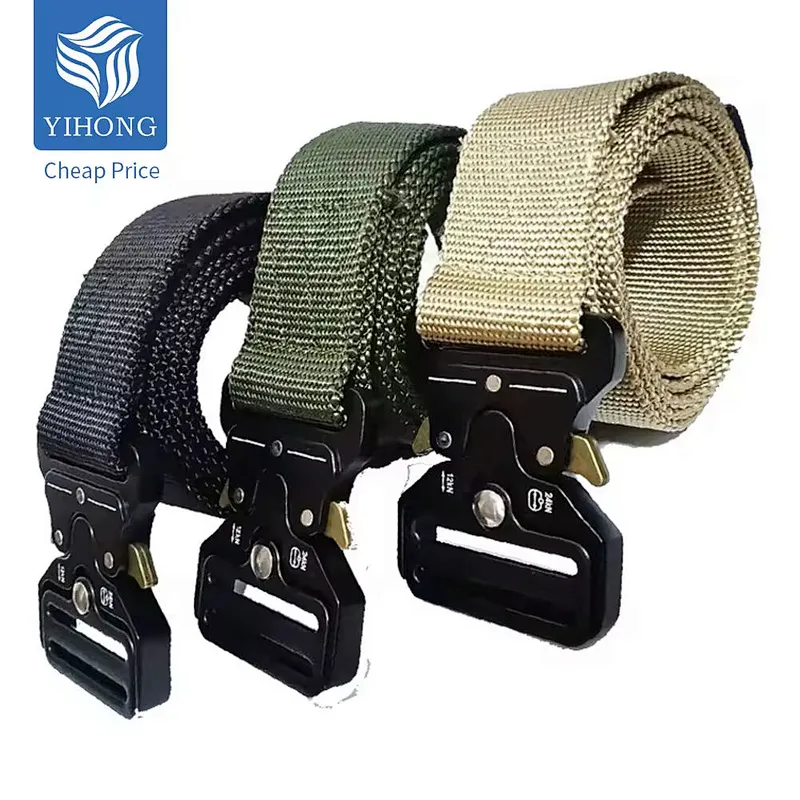 Wholesale Custom Nylon Fabric 1000D Adjust Men 3.8cm 3.8 Quick Release Training Security 1.5 inch Tactical Belt
