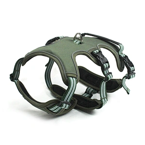 Explosion Proof Pet Harness Strong Durable Breathable Dog Vest Lightweight Portable Fashionable Oxford Design Reflective Strip