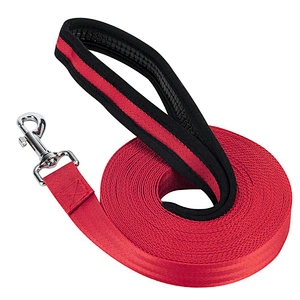 Vegan Woven High Quality Custom Roll Train PP Polyester Quick Release Walk Outdoor 5m 10m 20m Long Nylon Pet Dog Leash