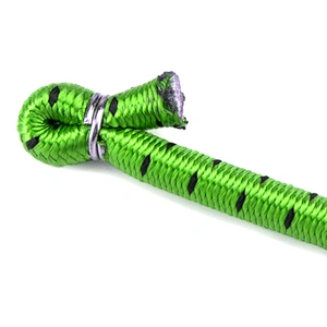 Custom Bike Bicycle Cargo 6mm 8mm 1 Meters Two Double Hook Latex Rubber Suitcase Luggage Strap Elastic Rope Bungee Cord
