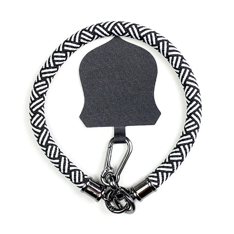 2024 Luxury Designer Adjustable Tab Patch Sling Rope Cord Lanyard Hand Wrist Phone Straps For Phone