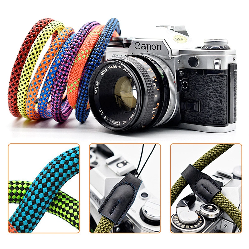 2024 Custom Quick Release Hand Lanyard Adjustable Shoulder Nylon Round Wrist  Neck Rope Camera Strap