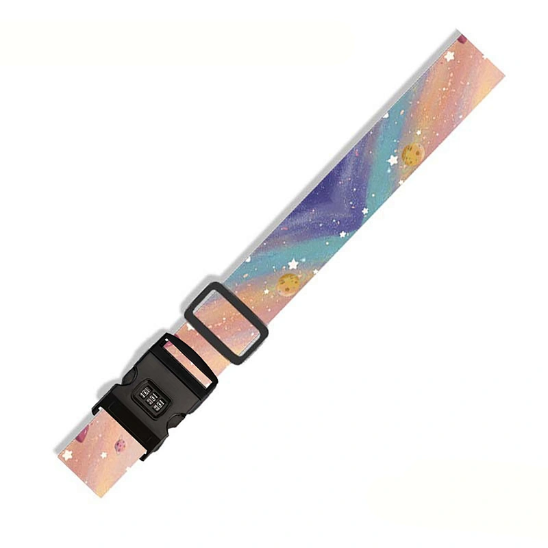 Factory wholesale polyester nylon sling luggage straps easy to disassemble for travel