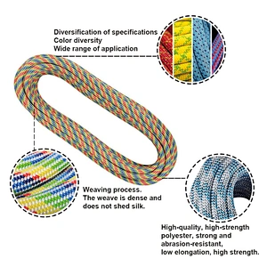 Custom Length High Strength Multi-Functional Polyester Braided Rope Foldable Single Tier Clothes Line Bathroom Wardrobe Kitchen