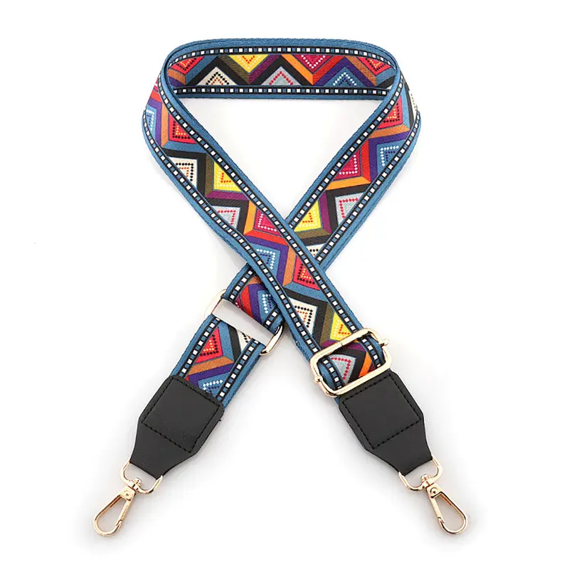 Custom Logo Bag Strap 5cm Wide Crossbody Guitar Strap For Handbags Replacement Adjustable Shoulder Purse Strap
