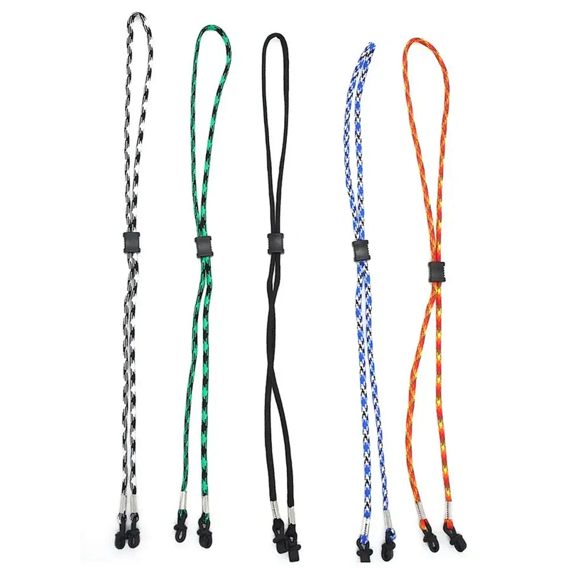 Non Slip Adjust Sport Strap Cord Rope Neck String Holder Eye Glass Eyewear Nylon Polyester Eyeglass Sunglasses Lanyard