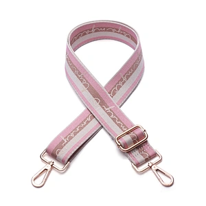 Fashion Crossbody Purse Straps New Arrival Stud 5cm Wide Nylon Bag Strap Replacement Guitar Style Shoulder Handbag Straps