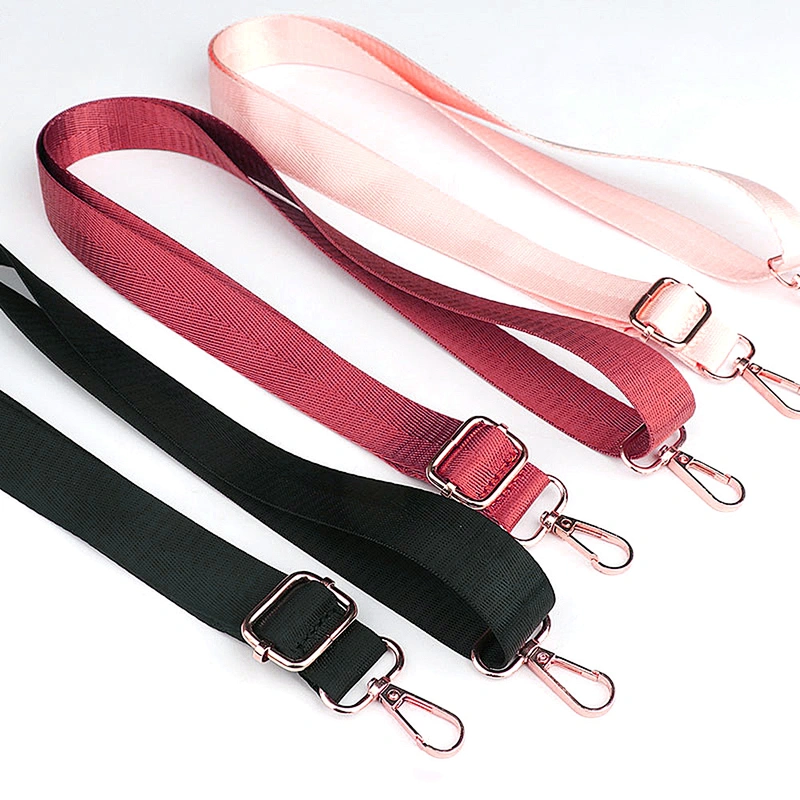 for Custom Adjustable Polyester Nylon Woven Wide 2.5cm 120cm 150cm 70cm Handbag Handle Shoulder Crossbody Canvas Belt Bag Strap