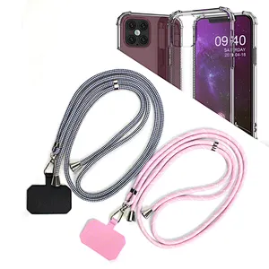 2024 Universal Mobile Phone Lanyard Neck Adjustable Strap  Rope With Phone Tether Patch