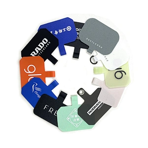 Universal Colorful Custom Color Smartphone Cellphone Phone Strap Rope Nylon TPU Mobile Cell Phone Case Lanyard Straps Patch
