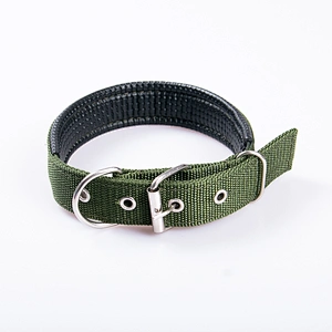 Wholesale Custom Heavy Duty Adjustable Nylon Dog Collar, Thick Wide Large Pet Collar for Big Dogs, Durable Dog Accessories