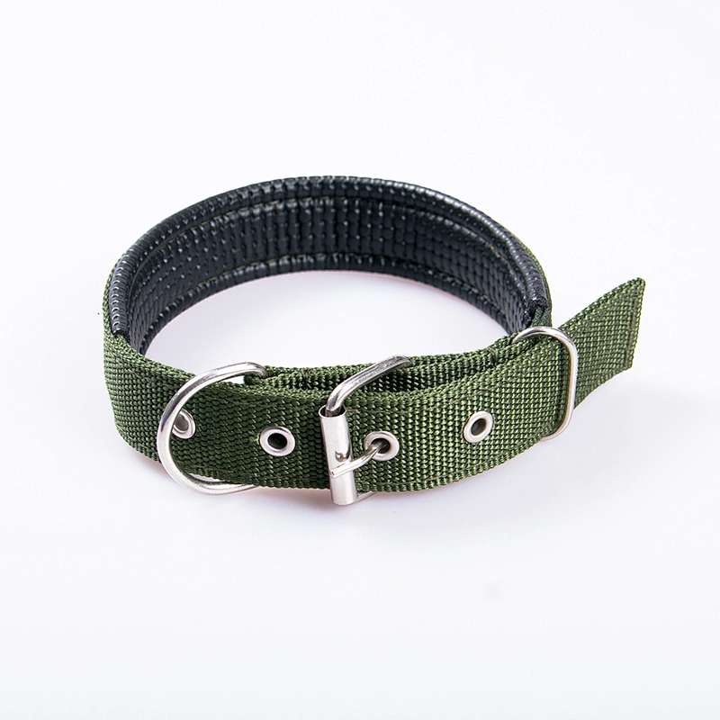 Wholesale Custom Heavy Duty Adjustable Nylon Dog Collar, Thick Wide Large Pet Collar for Big Dogs, Durable Dog Accessories