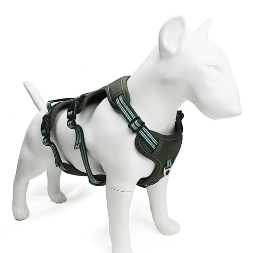 Explosion Proof Pet Harness Strong Durable Breathable Dog Vest Lightweight Portable Fashionable Oxford Design Reflective Strip
