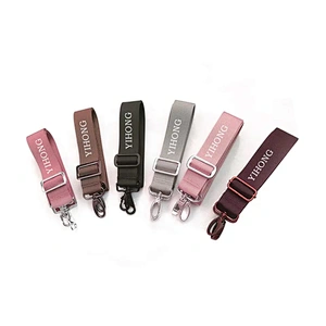 Metal Buckle for Computer Custom Adjustable Polyester Nylon Woven Handbag Handle Shoulder Crossbody Canvas Belt Bag Strap