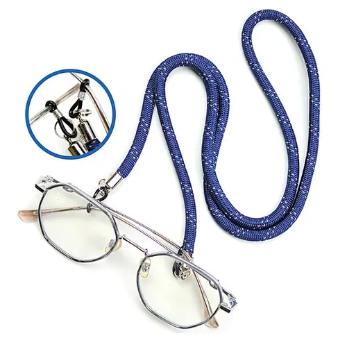 polyester neck eyewear sports adjustable string anti-slip sunglass cord eyeglasses lanyard