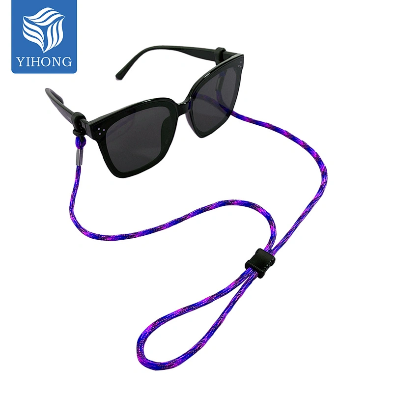 Custom No Slip Adjustable Holder Eye Glass Eyewear Nylon Polyester Eyeglass Sunglasses Sport Sun String Cord Rope Lanyard