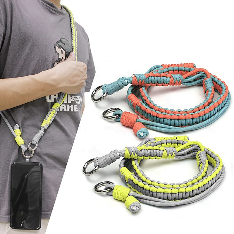 Hand-woven Strap Phone Lanyard Adjustable Detachable Neck Cord Strap And float Phone Safety Tether For All Mobile Phone Case