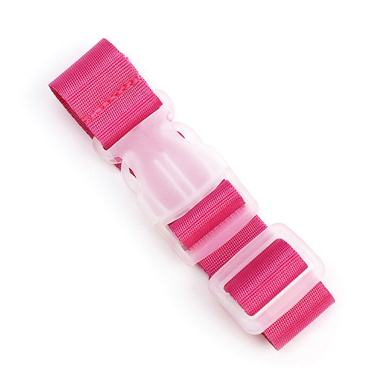 Custom ABS POM Password TSA Lock Weight Weigh Buckle Adjustable Fix Rope Nylon Travel Case Suitcase Belt Luggage Strap