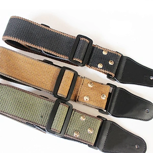 Manufacturer Custom Polyester Print Sublimation Embroidery Crossbody Bass Guitar Straps Custom Guitar Belt Guitar Strap