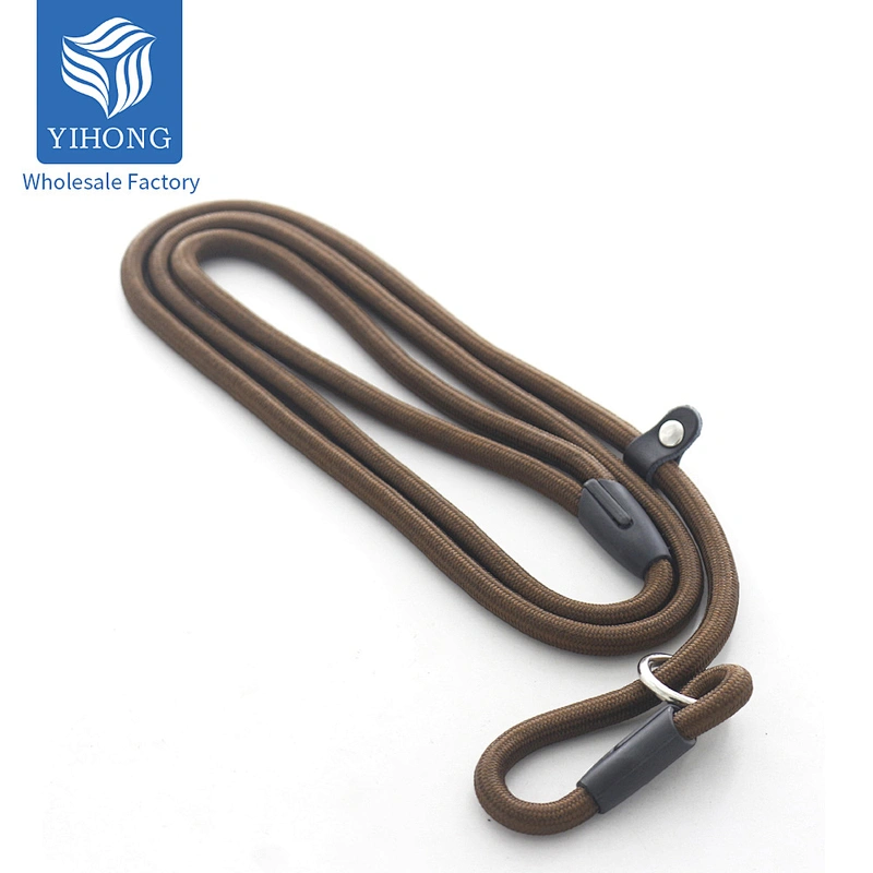 Wholesale Custom Medium Large Perros Mascotas Big Training PP Nylon Sturdy Durable Solid Slip on Show Dog Lead Rope Leash