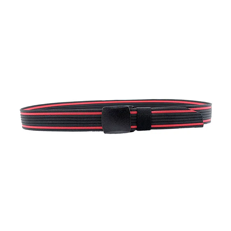 2024 Luxury Hot Sale Factory Automatic Buckle Woven Braid Custom Sublimated Printed Logo Men Canvas Nylon Fabric Belt