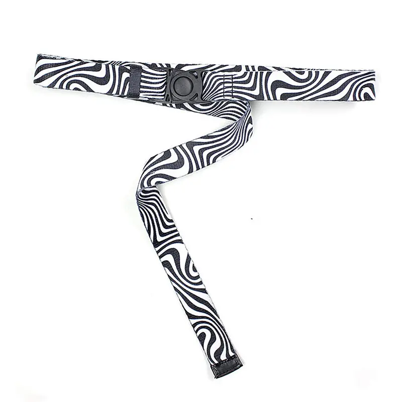 Custom Print Logo for Lady Men Women Woven Braid Cotton Polyester Nylon Canvas Sublimation Fabric Webbed Stretch Belt