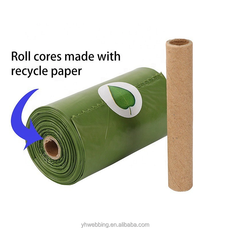 Eco-Friendly Biodegradable Pet Waste Bags Strong Load-Bearing Recycled Roll Core Easy Tear Reusable