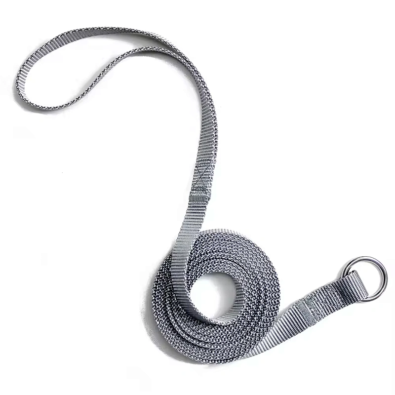 Luxury Custom Crossbody New Design Double Head Shoulder Weave Woven Hands Free Handsfree Nylon Braid Rope Lead Pet Dog Leash