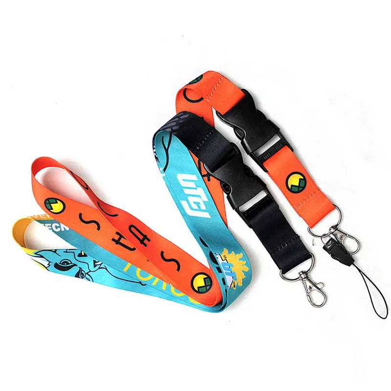 2024 Custom Neck Woven Teacher Coach Worker Polyester Transparent Clear Work ID Credit Acrylic Plastic Card Holder Set Lanyard