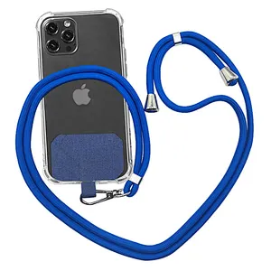 Detachable Phone Cover Holder Crossbody Shoulder Hanging Cord Neck Polyester Lanyard Rope No Beads Mobile Cell Phone Case Strap