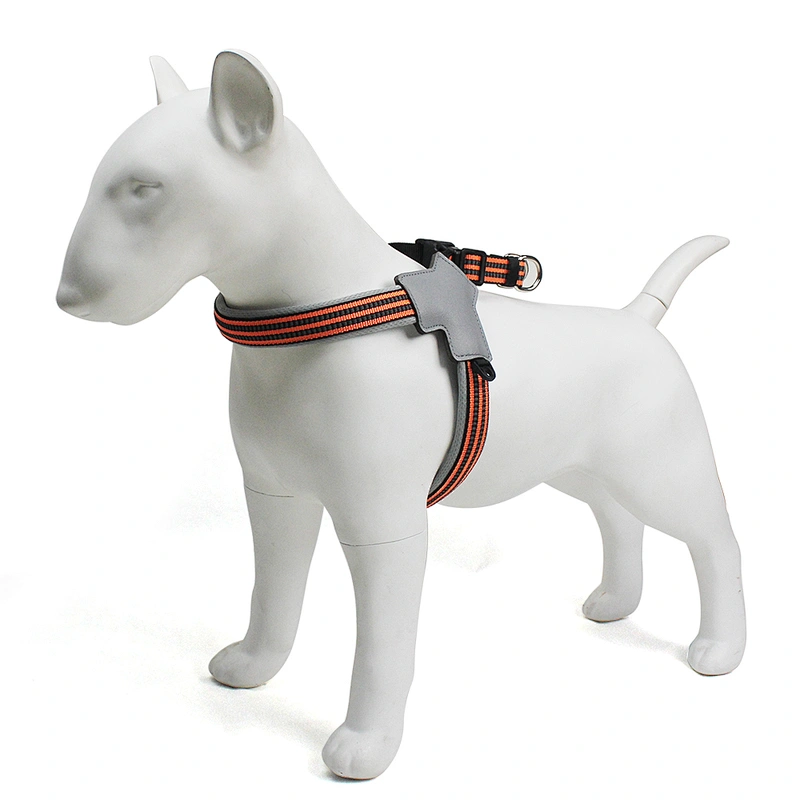 Durable Breathable Pet Harness Reflective Saddle Vest Lightweight Fashionable Design Adjustable Soft Mesh Comfortable Safe