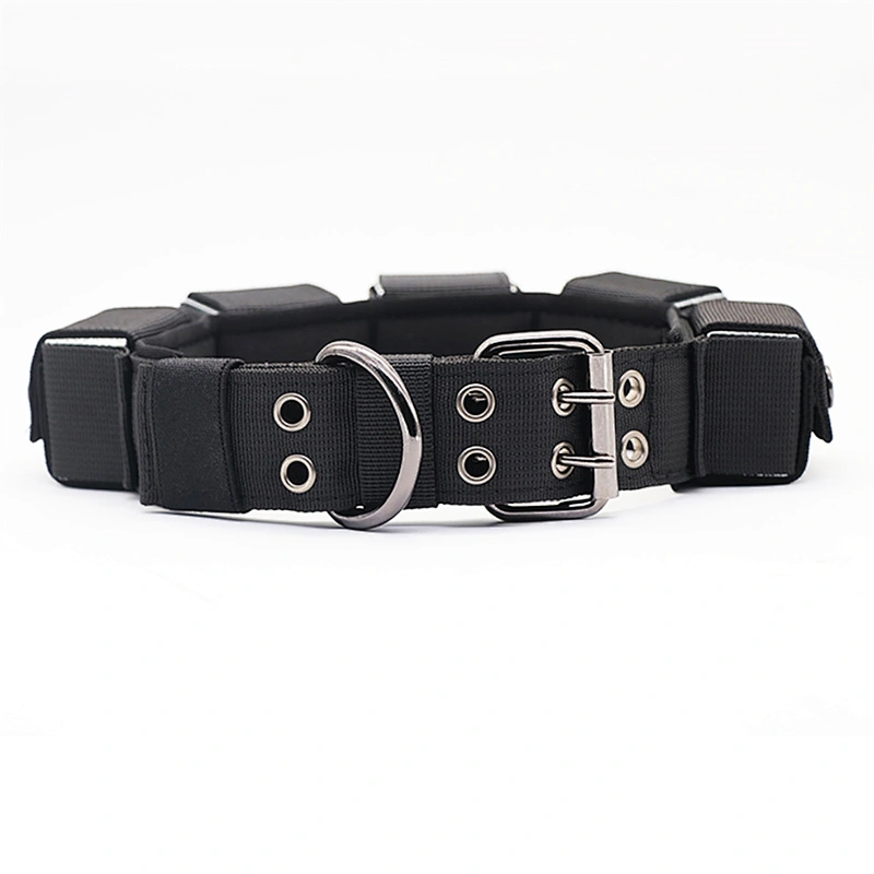 Training Heavy Duty Large Big Weight Ingots Muscle Exercise Nylon High Density Polyester Webbing Eyelet Pet Dog Collar