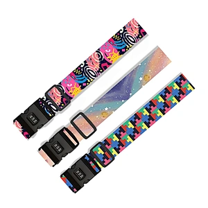 Factory wholesale polyester nylon sling luggage straps easy to disassemble for travel